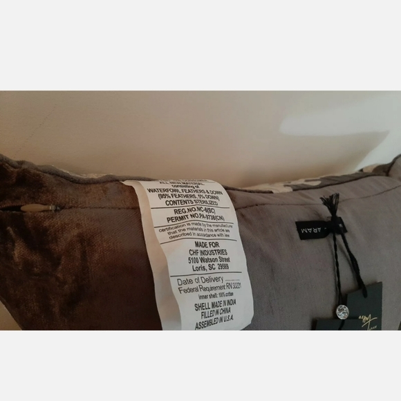 *MICHAEL ARAM Tree of Life Appliquéd Velvet Decorative Pillow, 20" x 20" - Picture 8 of 11